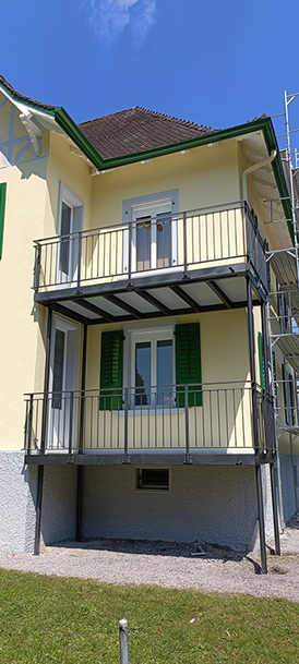 Metall-Balkone - Fuchs & Fuchs Metallbau und Stahlbau AG, Arbon